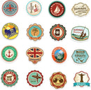 100 reizen en landen Sticker-Stickers voor laptop,koffers,ko