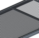 Uittrekbaar Metalen Opbergrek 38-70 cm - Zwart