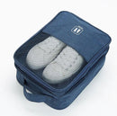 TDR - schoenen opbergtas - multifunctionele - draagbare opslag - schoenentas -Geschikt tot schoenmaat 45.5 -Marineblauw