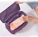 Multifunctionele lingerie/ondergoed tas - make-up tasje-toilettas 27 * 14,5 * 12CM-paars