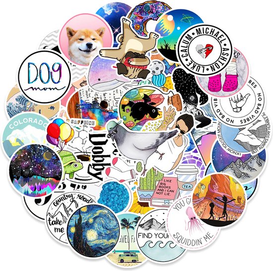 103 Graffiti Stickers - Waterdichte Stickers voor Laptop en