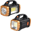 LED zaklamp Rood/Blauw waarschuwing, 1500mAh, USB - Outdoor