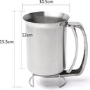 Roestvrijstalen Beslagdispenser voor Cake en Wafels