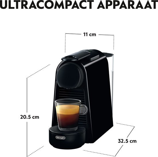 De'Longhi Nespresso Essenza Mini EN85.B - Koffiecupmachine - Zwart