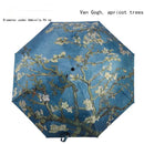 Opvouwbaar paraplu - Zonbescherming Anti-Uv UPF50 + -Windproof- Stevig paraplu - Automatisch -Van Gogh