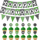 47 delig verjaardagset - Thema: Voetballen - Versiering voor feestjes, verjaardag - feestdecoratie