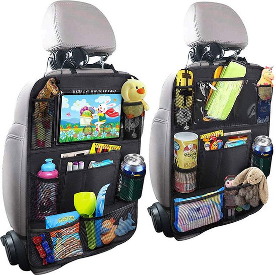 Auto Stoel Organizer - Opbergtas voor achterbank - Universeel - Zwart - 41 x 61 cm
