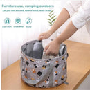 TDR - Opvouwbaar waterdichte bad - geschikt voor voetenbad / kleren wassen / etc - 21L - Gray
