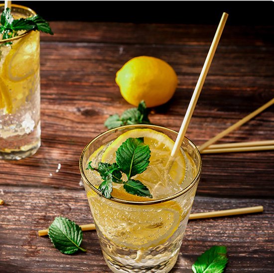 3x100 stuks Natuurlijke en Biologisch Afbreekbare Tarwestro