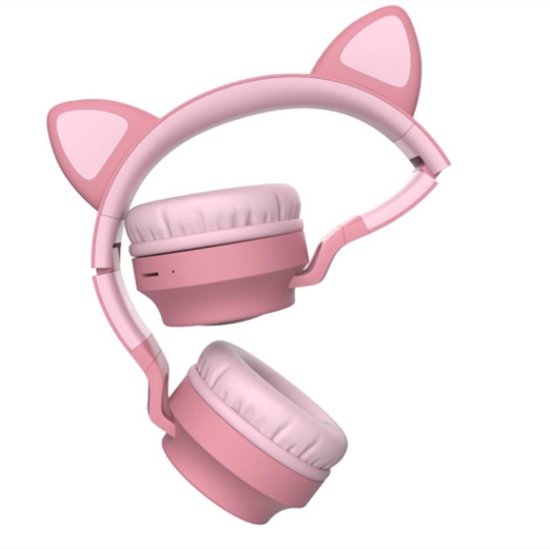 Draadloze Bluetooth Over-Ear Koptelefoon voor Kinderen - Roz