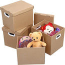 Merkloos Kartonnen Doos met Deksel, Handgreep 32x32x32cm