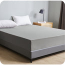 Matrashoes - Ademend & Antibacterieel - Waterdicht - Bescherm uw matras tegen vloeistoffen & allergieën - 200x220x30 cm - Grijs