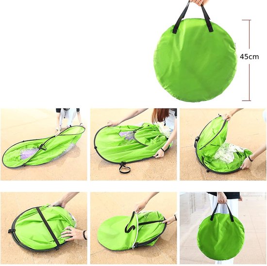 TDR Opvouwbaar Kajak Zeil Groen ⌀108 cm