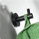 Ponsvrije 304 RVS Haak - Geborsteld Zwart voor Badjas