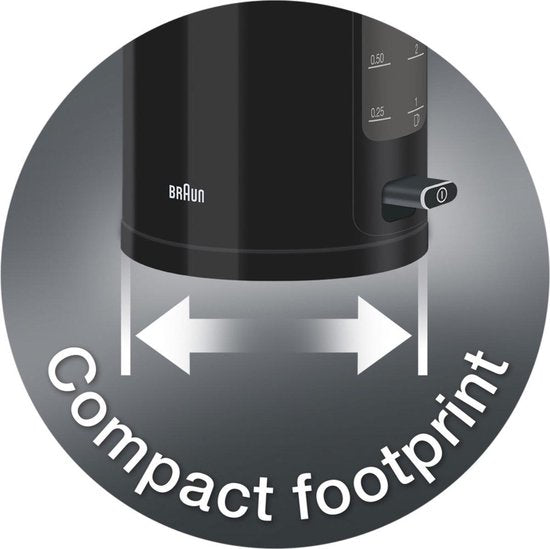 Braun PurEase WK 3000 BK - Waterkoker - Zwart