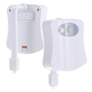Toiletpotverlichting LED met Bewegingssensor - 8 Kleuren WC Nachtlamp - Toiletlamp op Batterij