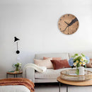 Creatieve, eenvoudige houten wandklok