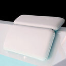 Luxe Bad kussen Met 7 Anti-Slip Zuignappen-Orthopedisch Hoofd, Nek & Schouders Steun-Heerlijk Voor In Bad en Jacuzzi-Waterdicht -wit