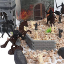 254-delige ridderpakket speelgoed - Middeleeuwse soldaten se