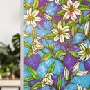 Milieuvriendelijke PVC Glasfolie - Leliebloemen - 90x200 cm