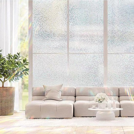 Statische lijmvrije 3D schub glasfolie anti-inkijk 90x200 cm