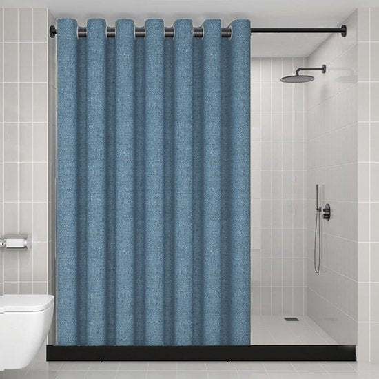 Hoogwaardig Waterdicht Douchegordijn -Verhoog de Luxe en Functionaliteit van Jouw Badkamer 180*200CM -blauw