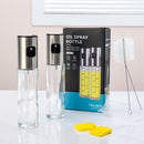 4-delige glazen spuitflessenset 100ml lekvrij olie/azijn