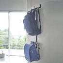 Multifunctionele Deurhanger met Dubbele Laag - Perfect voor Rugzakken, Kleding en Hoeden-zwart