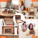 Angst Boekenplank – Houten Miniatuur Display (10×12×7 cm)