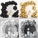 Unikorf 86-delige Macaron Ballonset Boog Matzwart