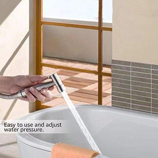 5 delige RVS Bidet Handdouche-Bidet Sproeier Set-Bidetkraan-
