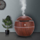 Luchtbevochtiger Aromatherapie met LED Donkerbruin 100x100mm