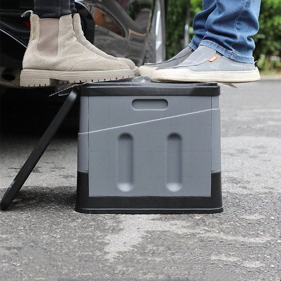 Opvouwbaar toilet- Camping Toilet -grijs (inclusief 12 sets accessoires)