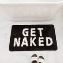 Luxe GET NAKED Antislip Badmat 50x80CM - Zwart