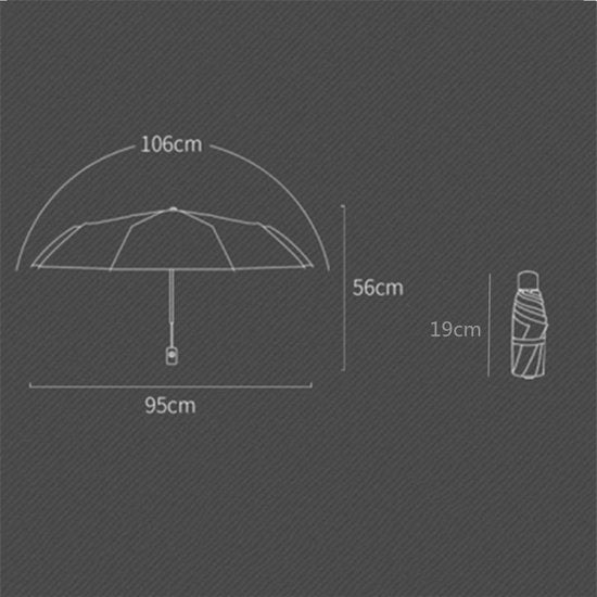 Opvouwbare Paraplu -Windproof- zonnescherm UV-SPF 50+compact en draagbaar-  Extra sterk  -Matcha Groen