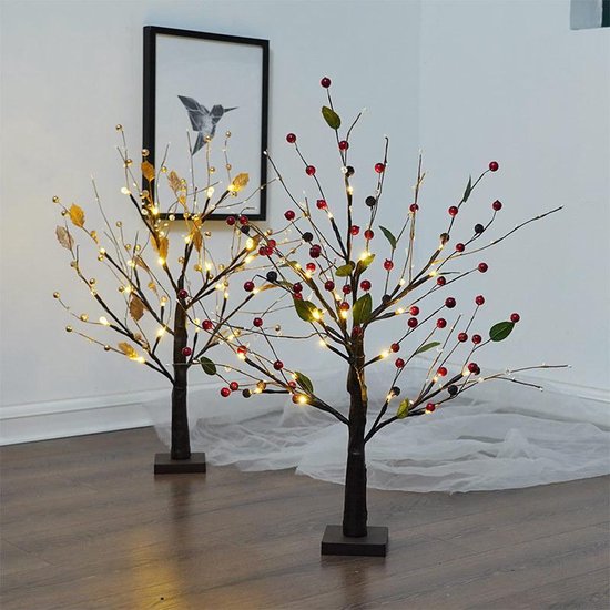 Kunstmatige Gouden Fruitboom Lamp - LED Kerstdecoratie