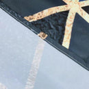 Unikorf Douchegordijn 180x200 grijs marmerpatroon