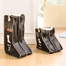 2 stuks Laarsjes opbergzak - Bescherming lage dames laarzen - Boots Organizer - 28x24x29cm - Zwart