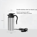 TDR - 750 ml auto waterkoker roestvrij staal 24 V sigarettenaansteker reiswaterkoker voor water en koffie