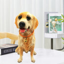 Betoverende Golden Retriever Harsdecoratie - Een Charmante Toevoeging aan je Interieur 10.5x11.5x19.51cm