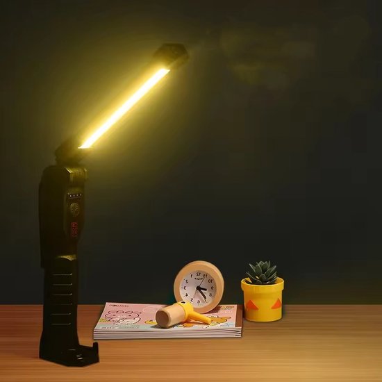 Oplaadbare Multifunctionele LED Werklamp met Magneet en Haak