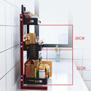 TDR - Multifunctioneel Staande Keukenrek of multifunctioneel organiser - 3 laags - Zwart
