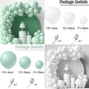 86-delige Macaron Ballonnenset -Ballonnenboog- Feest/ Party-Verjaardag-jubileum-Decoratie-lichtgroen