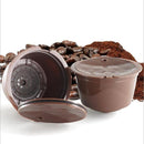 koffiecapsulefilterkop-4-stuks Hervulbare capsulefilter met een lepel en borstel voor Dolce Gusto-koffiemachines -bruin
