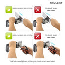 4-in-1 messenslijper voor messen & scharen, zwart