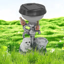 Solar Tuinlamp met Welkomsemmer en Hond - Zonne-energie