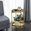 TDR - Nordic simple dubbellaagse kleine salontafel goud