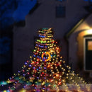 Kleurrijke 400 LED Kerstboomlampjes - 2 Meter Hoog - 16 Takken - IP44-8 Verlichtingsmodi - Sfeervolle Kerstverlichting voor Binnen en Buiten