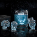 TDR - Siliconen ijsblokjesvorm - ijsbal Maker Met Deksel - ijsklontjes maken - 6 vormen - Thema: Schedel