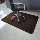 Bureaustoel Mat met Antislip onderzijde- vloerbeschermer -90*120 CM-bruin
